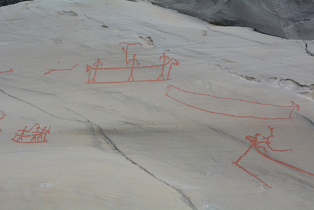 Norway, Alta Museum, Nautical Sceneries of the Rock Carvings Norway, Alta Museum, Nautical Sceneries of the Rock Carvings