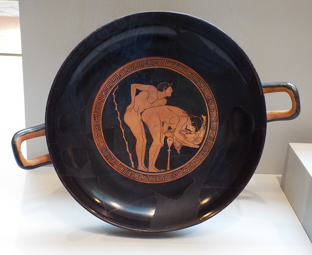 Kylix with a Sexual Encounter Attributed to the Foundry Painter in the Getty Villa, June 2016