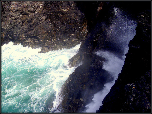 Blow hole at Tubby's Head