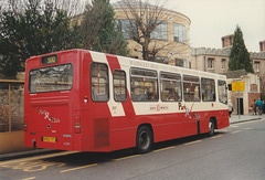 Stagecoach Cambus 352 (N352 YFL) in Emmanuel Street, Cambridge – 15 Feb 1997 (344-16)