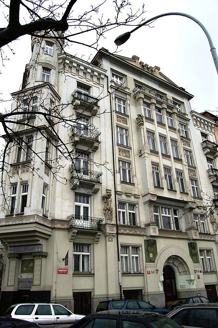 Early Twentieth Century Apartments, Janackovo Nabrezi, Prague