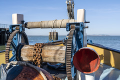 leaving Whitstable harbour