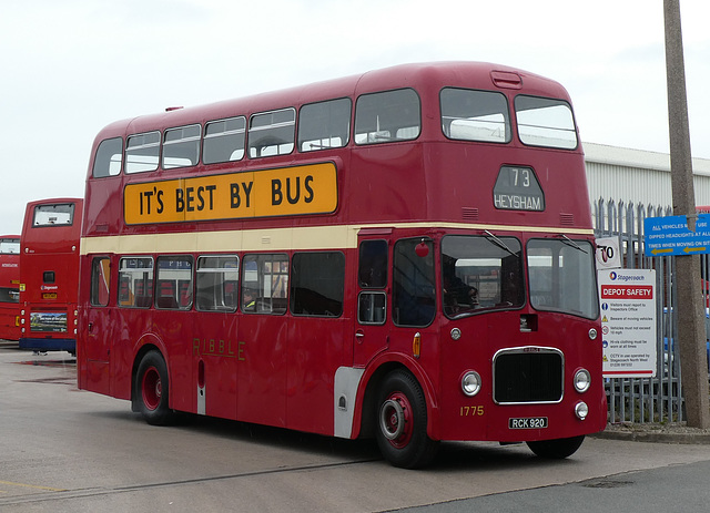 Preserved former Ribble 1775 (RCK 920) at the Stagecoach Morecambe garage open day - 25 May 2019 (P1020356) Preserved former Ribble 1775 (RCK 920) at the Stagecoach Morecambe garage open day - 25 May 2019 (P1020356)