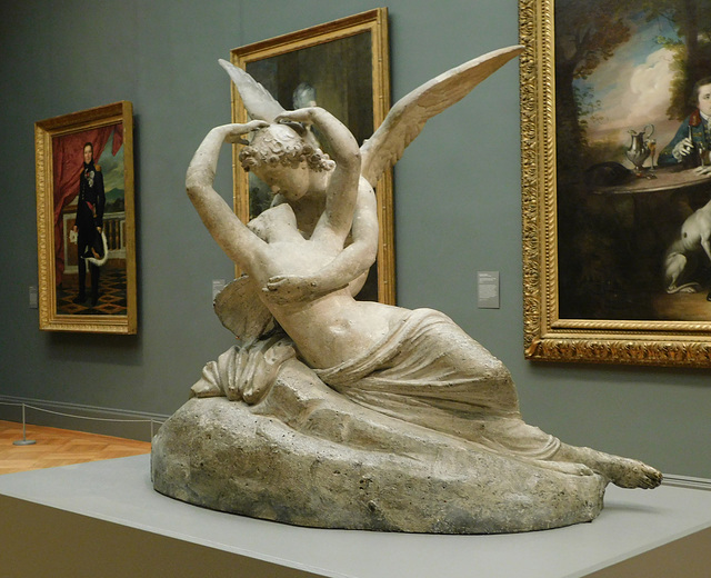 Cupid and Psyche by Canova in the Metropolitan Museum of Art, January 2020