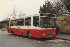 Stagecoach Cambus 352 (N352 YFL) in Emmanuel Street, Cambridge – 15 Feb 1997 (344-15)
