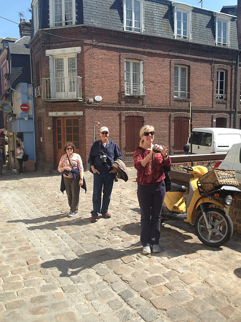 On the streets of Honfleur