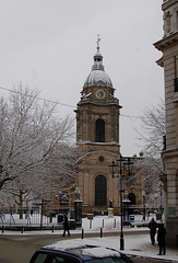 Birmingham Cathedral in the snow