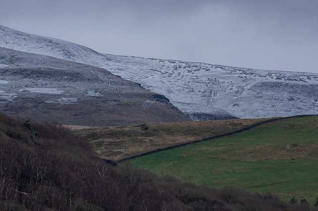 Bleaklow.. snow on the top