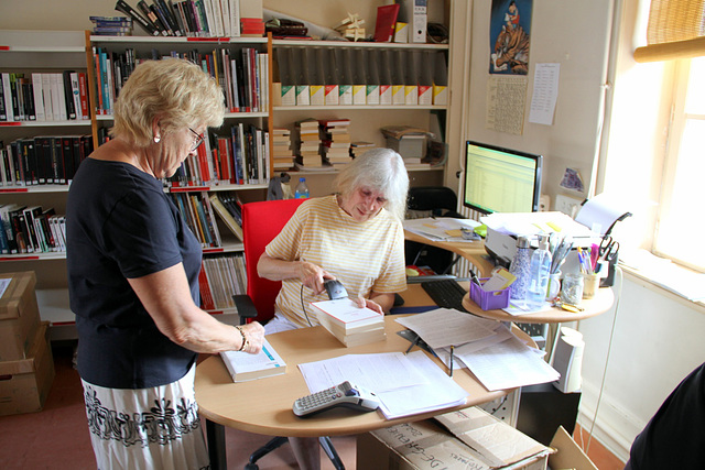 12-07-2023  Inventaire bibliothèque avant déménagement