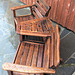 Outdoor furniture protection against the elements, with Rustin's Danish oil