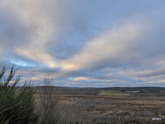Cloud formations over Dava Moor
