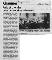 Concert à Chaumes-en-Brie le 08 octobre 2005