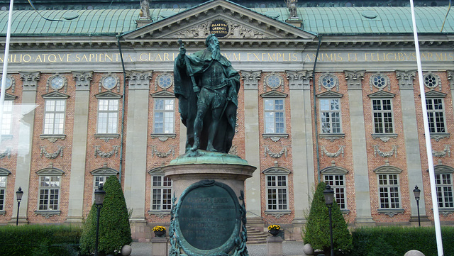 Gustav Vasa vor dem Riddarhuset (Ritterhaus)