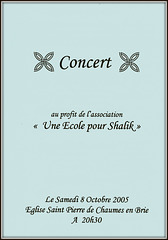 Concert à Chaumes-en-Brie le 08 octobre 2005