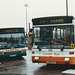 Cardiff Bus 363 (W363 VHB) and 291 (L291 ETG) in Cardiff – 26 Feb 2001