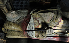 stamford st martin church, lincs  (6) c16 tomb effigy of wiliam cecil, lord burghley +1598 by cure