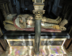 stamford st martin church, lincs  (7)   c16 tomb effigy of wiliam cecil, lord burghley +1598