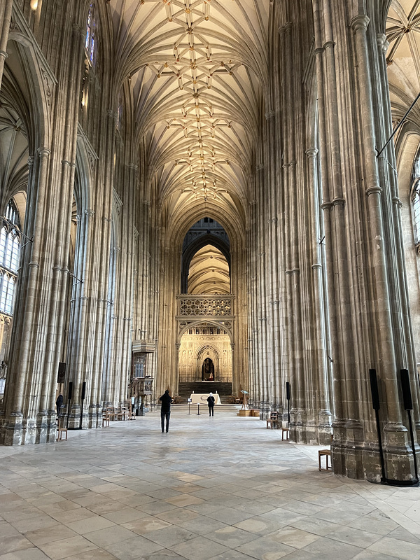 Inside Canterbury Cathedral