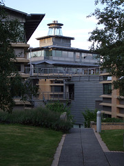 Cambridge - Centre for Mathematical Sciences - looking N between pavilions H and B 2015-08-28