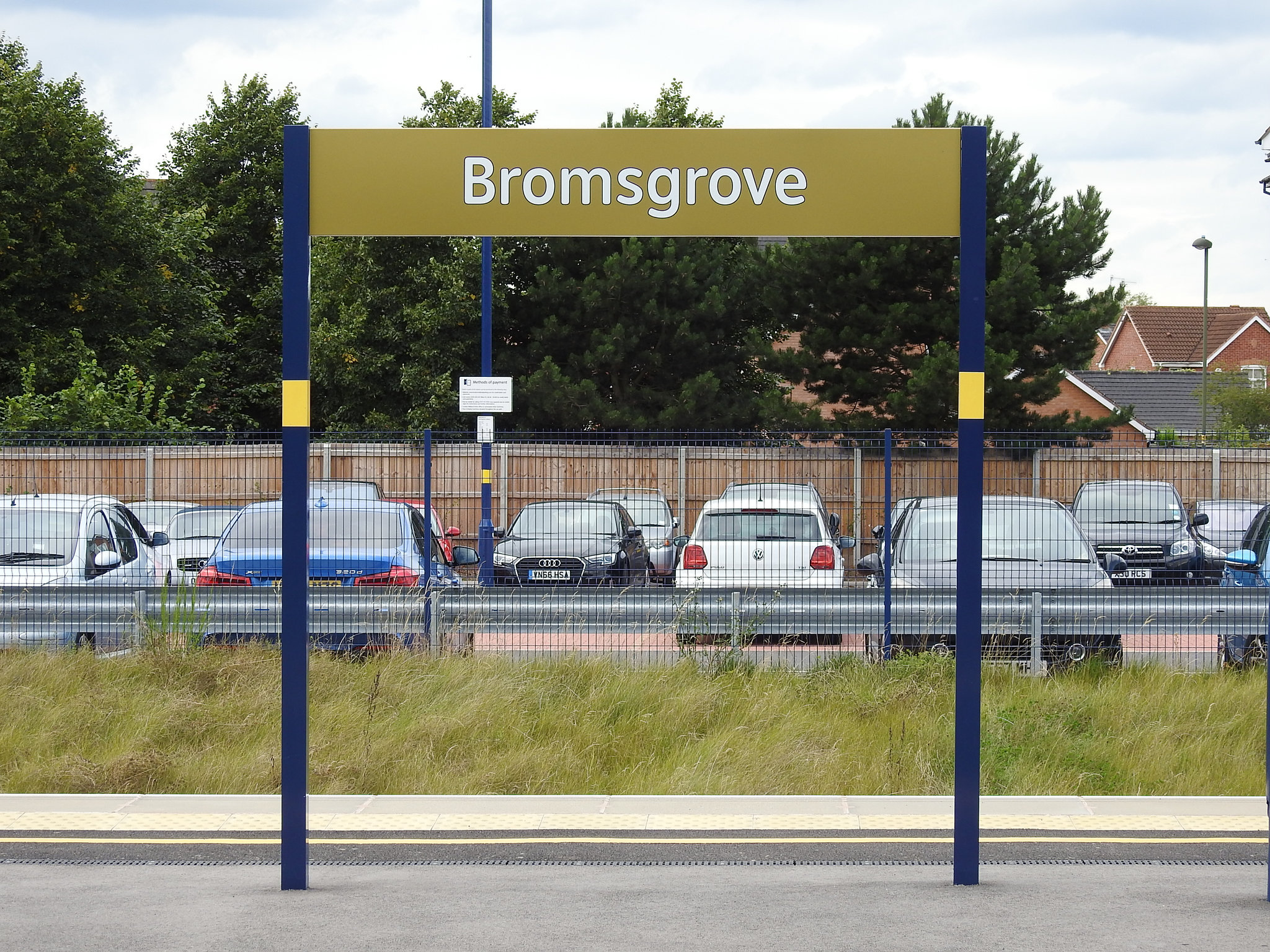 Bromsgrove Railway Station, Garrington Road, Bromsgrove, Worcestershire 16 August 2017