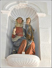 Statue dans la chapelle sainte Catherine à Dinan (22)