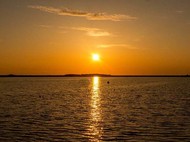 Stages of the sunset at West Kirby 18-5-2018e