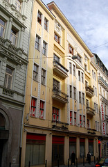 Early Twentieth Century Garage (1913) With Apartments Over, Stepanska, New Town, Prague