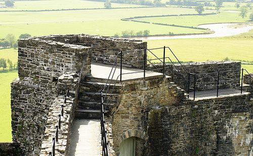 Wall at Dinefwr Castle