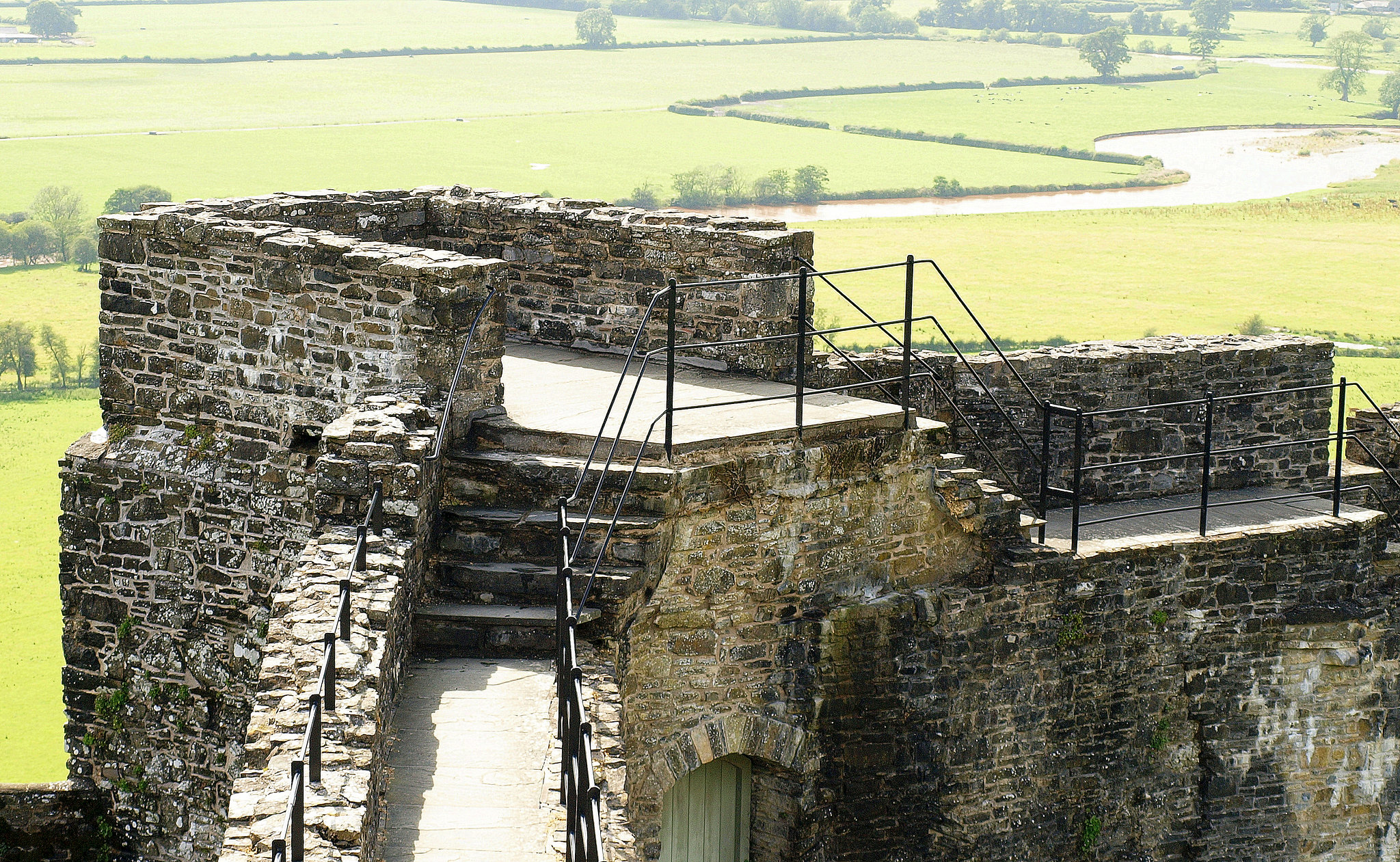 Wall at Dinefwr Castle