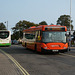 Mulleys Motorways YN54 NXK and Stephensons 434 (EU10 NVT) in Mildenhall - 11 Sep 2020 (P1070612)