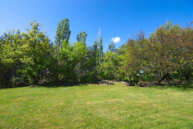 Im Park auf dem Schlossberg in Tschyhyryn