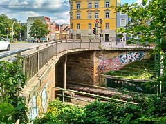 Schwerin Wallstraße Eisenbahnbrücke