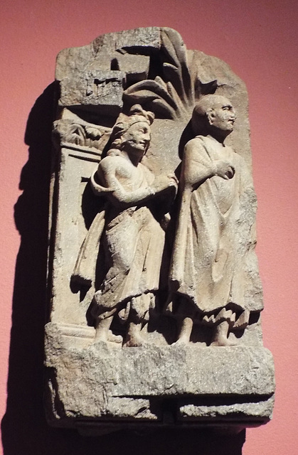 Fragment of a Relief with Two Figures in the Princeton University Art Museum, April 2017