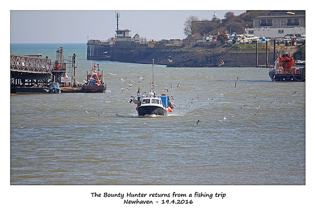 The Bounty Hunter returns to Newhaven - 19.4.2016