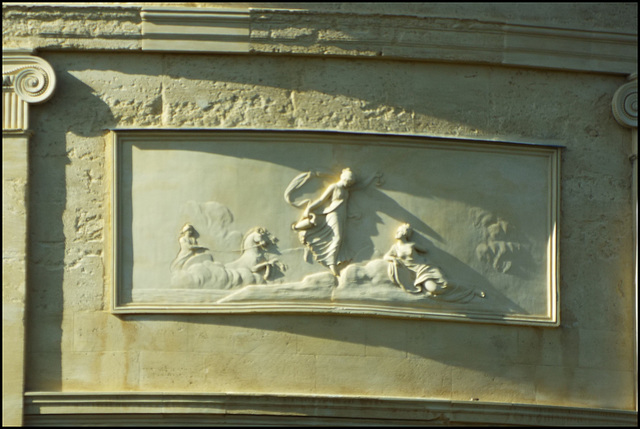 Coade stone panel