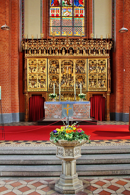 Altar der Güstrower Pfarrkirche St. Marien