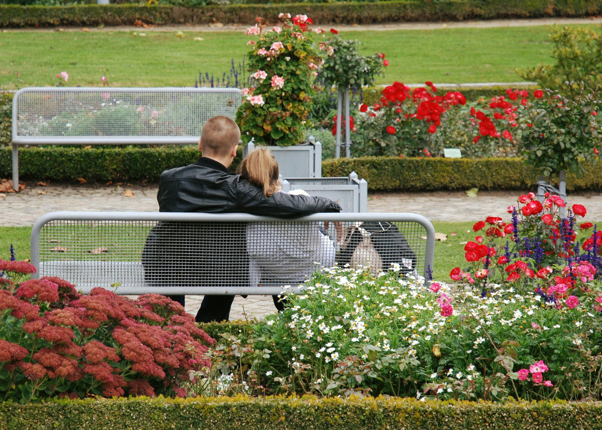 Doppelbank in Planten un Blomen