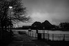 River Leven in the Rain