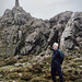 Trig Point at Manstone Rock (536m) at the Stiperstones (Scan from 2001)