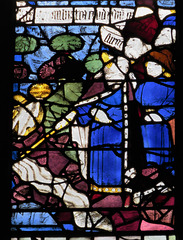 stamford st martin church, lincs  (15) c15 glass from tattershall