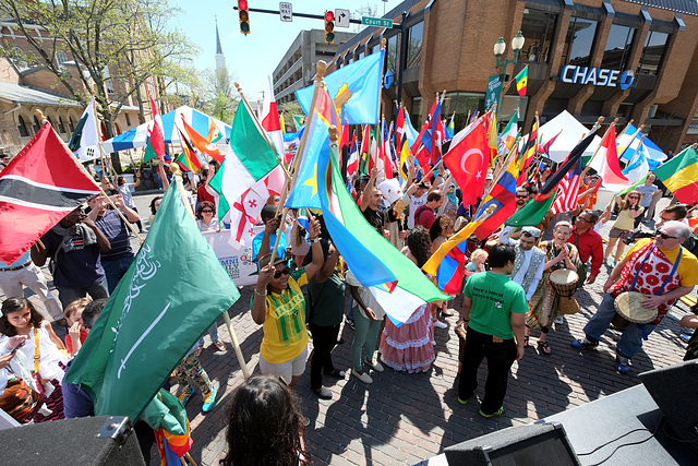 Parade of flags