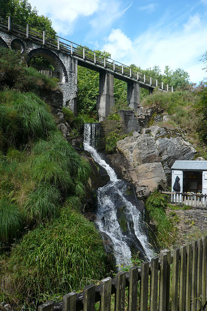 Waterfall At The Laxey Wheel