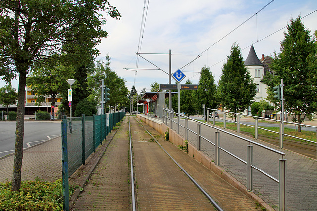 Straßenbahnhaltestelle "Brechten Zentrum" (Dortmund) / 22.06.2019