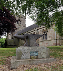 Mucklestone - anvil and St Mary from SE 2015-06-22