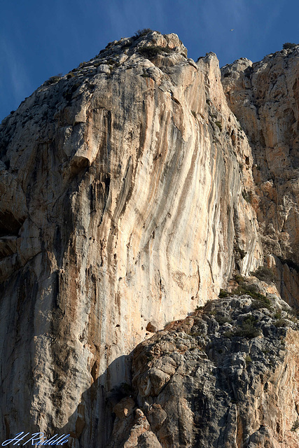 Penon d'Alfach, up close.