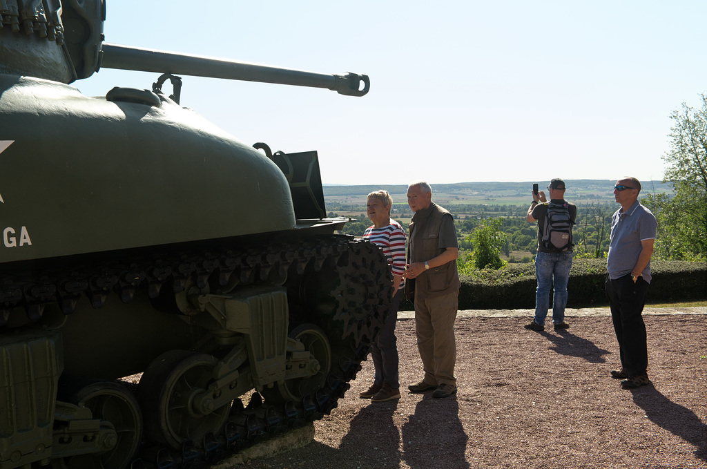 Sherman Tank at the Montormel Memorial
