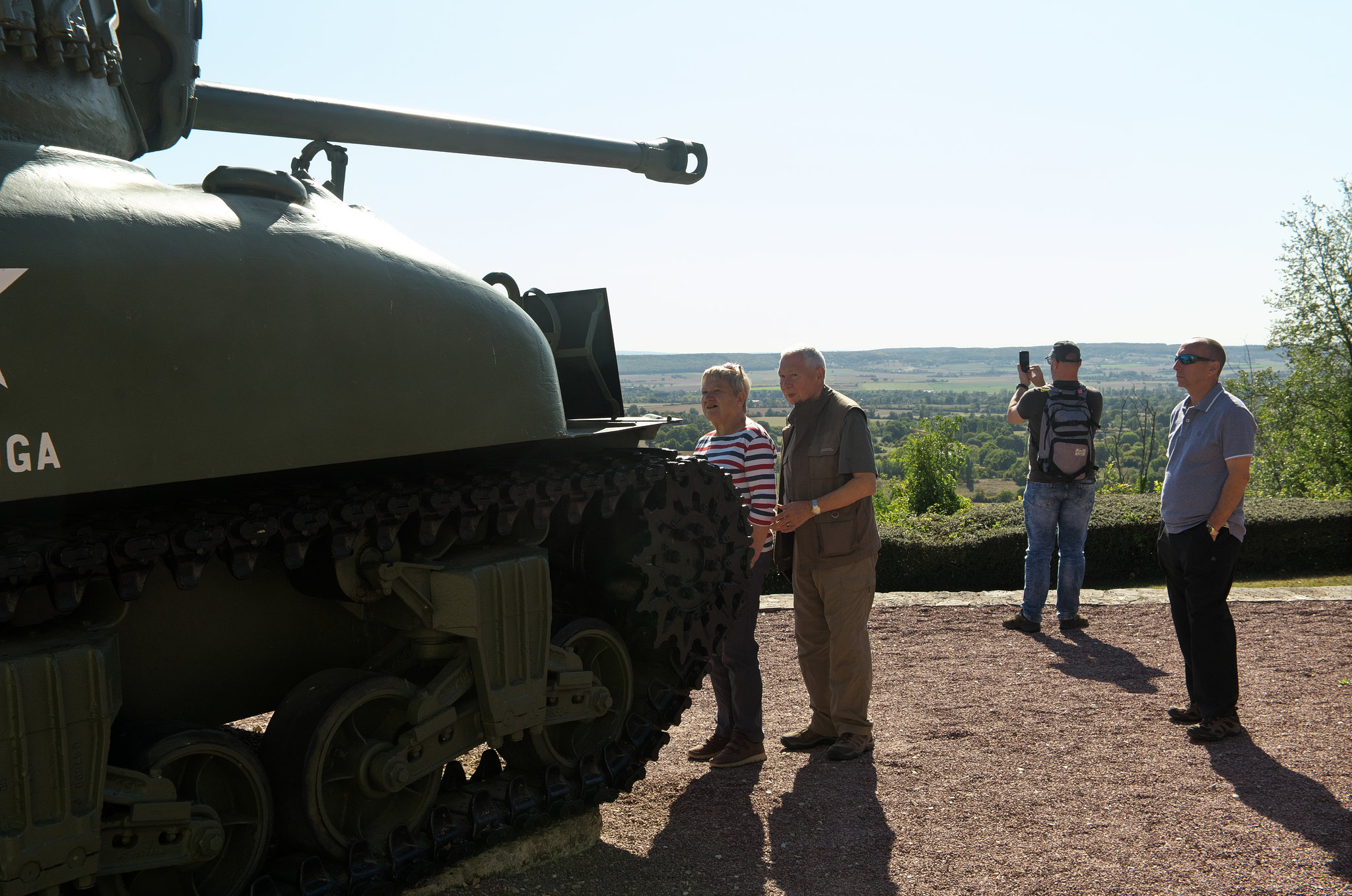 Sherman Tank at the Montormel Memorial