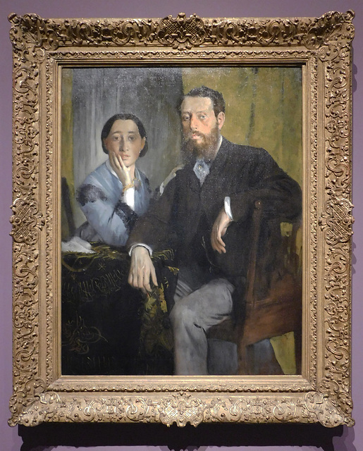 Edmondo and Therese Morbili by Degas in the Metropolitan Museum of Art, December 2023