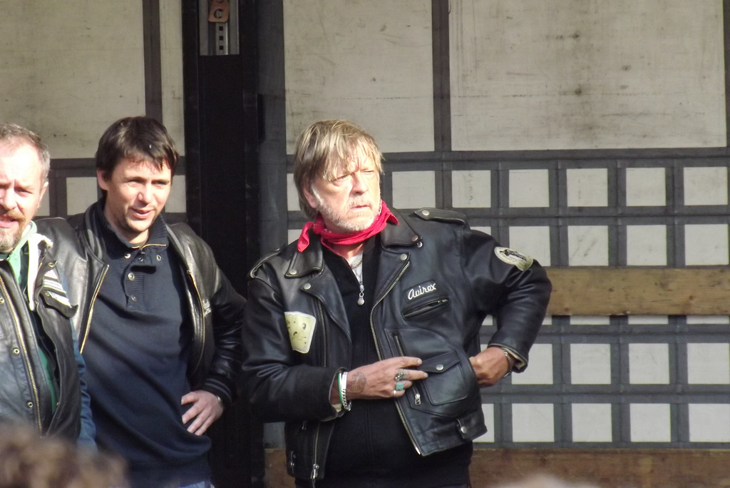 (201605) Visite surprise de Renaud à Mécrin lors d'un rassemblement de bikers