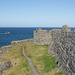 Fishing Boat Passing Peel Castle